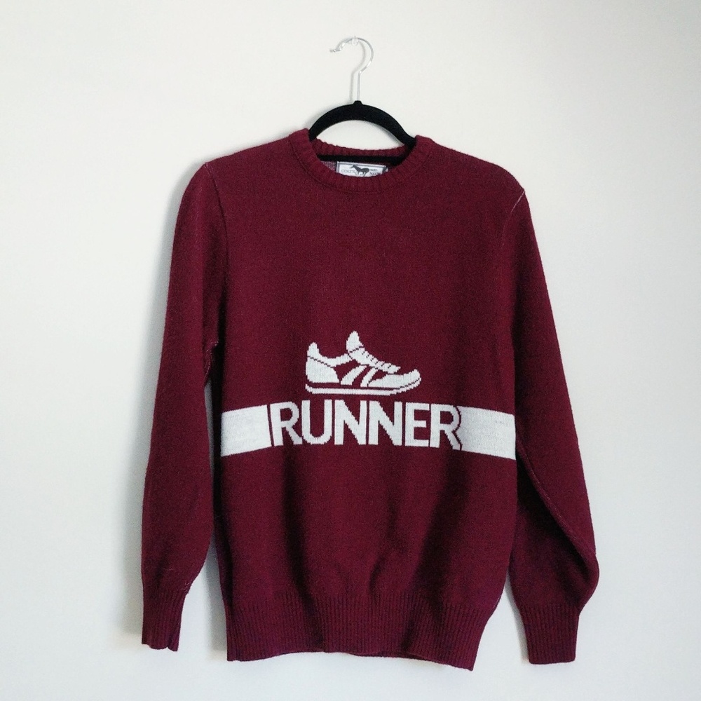 Classic "Runner" Sneaker Sweater